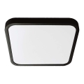 Plafón LED de baño SAMSUNG CHIP LED/48W/230V IP44 4000K 42x42 cm negro