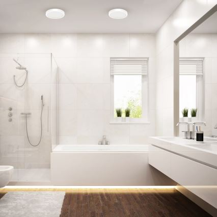 Plafón LED de baño VERA LED/12W/230V 4000K IP65 blanco