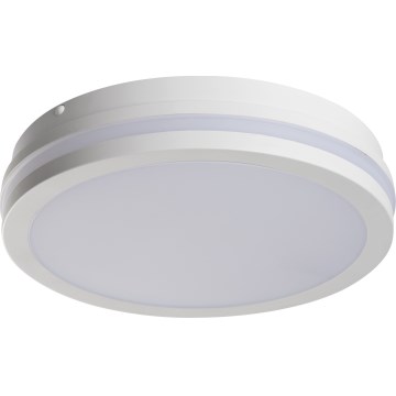 Plafón LED de exterior con sensor de movimiento BENO LED/24/30W/230V 3000/3500/4000K IP65 blanco redondeado