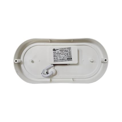 Plafón LED de exterior LED/15W/230V 4200K 20x9,8 cm IP64 blanco