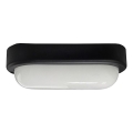 Plafón LED de exterior LED/15W/230V 4200K 20x9,8 cm IP64 negro