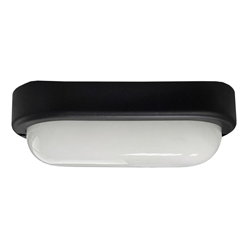 Plafón LED de exterior LED/15W/230V 4200K 20x9,8 cm IP64 negro