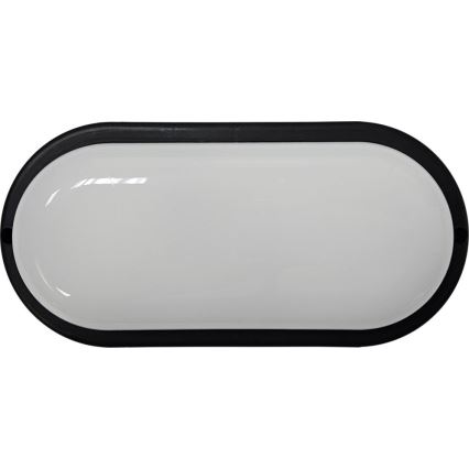 Plafón LED de exterior LED/15W/230V 4200K 20x9,8 cm IP64 negro
