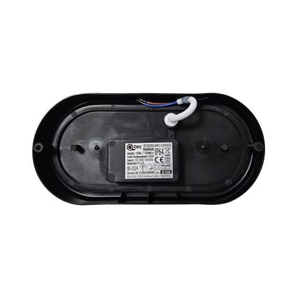 Plafón LED de exterior LED/15W/230V 4200K 20x9,8 cm IP64 negro