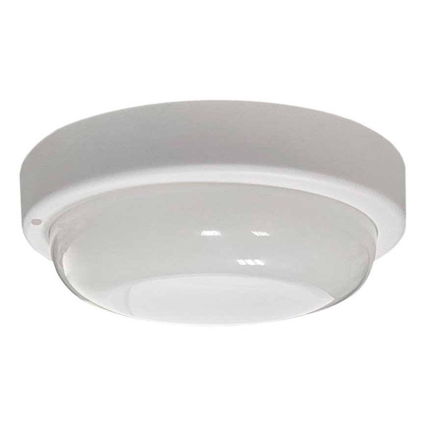 Plafón LED de exterior LED/15W/230V 4200K diá. 15,5 cm IP64 blanco
