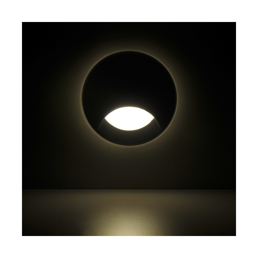 Plafón LED de exterior para escaleras Q1 LED/3W/230V IP44