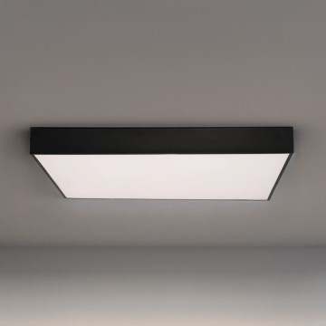 Plafón LED de techo 215W/230V 3000/4000/6500K 80x80 cm negro