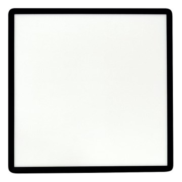 Plafón LED de techo 40W, 230V, 3000/4000/6500K, 50 x 50 cm, negro