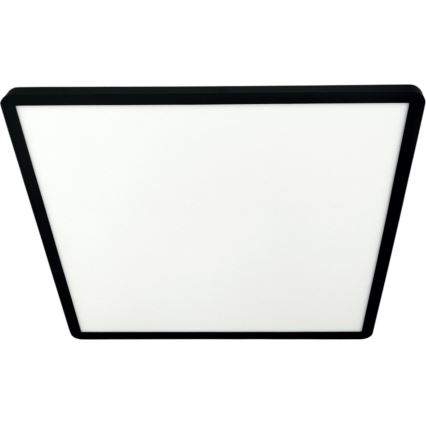Plafón LED de techo 40W, 230V, 3000/4000/6500K, 50 x 50 cm, negro
