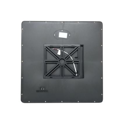 Plafón LED de techo 40W, 230V, 3000/4000/6500K, 50 x 50 cm, negro