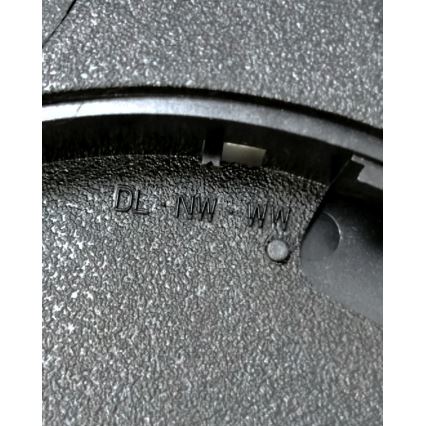 Plafón LED de techo LED/18W/230V 3000/4000/6500K Ø 23 cm negro