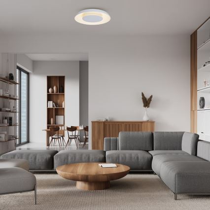 Plafón LED de techo PIATTINO LED/30W/230V 3000/4000/6000K Ø 40 cm blanco