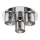 Plafón LED EVOLUTION 3xLED/5W/230V cromo brillante