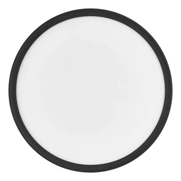 Plafón LED FLORI LED/18W/230V 4000K negro diá. 29 cm