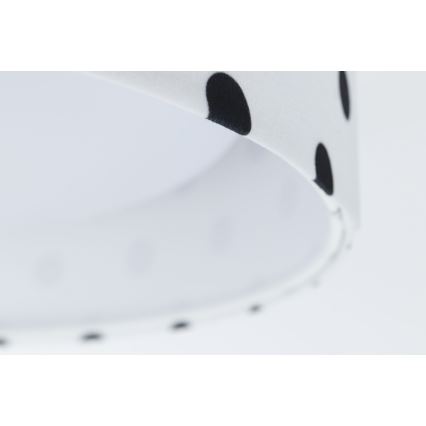 Plafón LED infantil GALAXY KIDS LED/24W/230V puntos blanco/negro