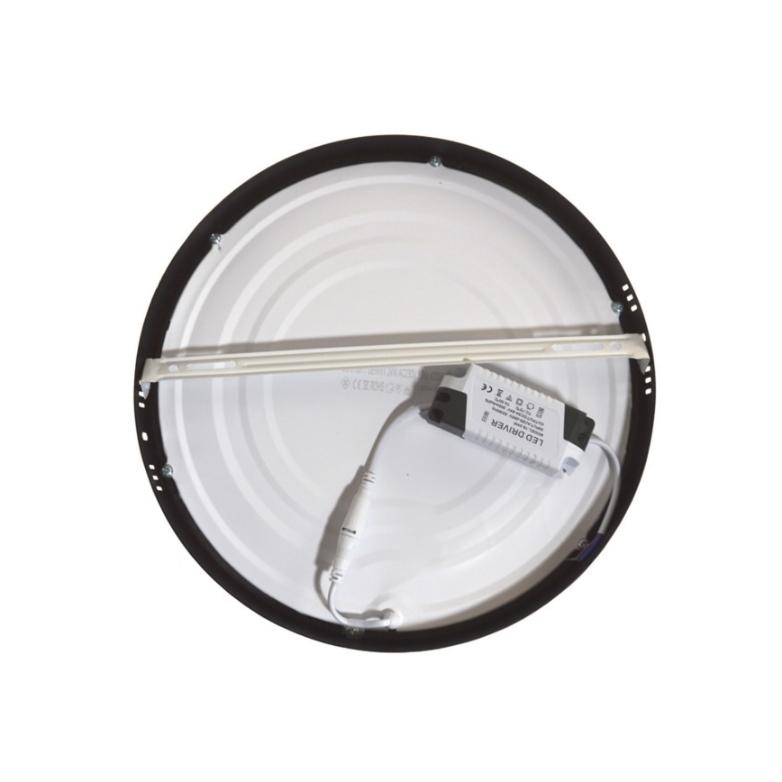 Plafón LED GERRIT LED/24W/230V 4000K negro