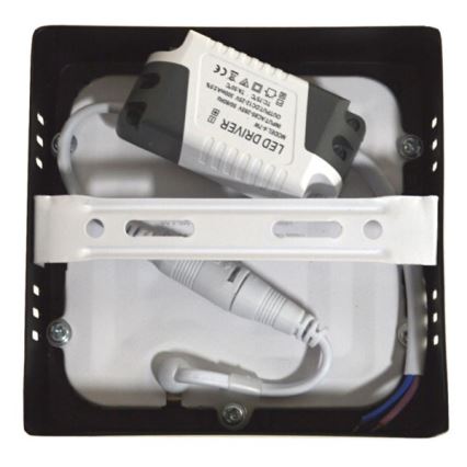 Plafón LED GERRY LED/6W/230V 4000K negro