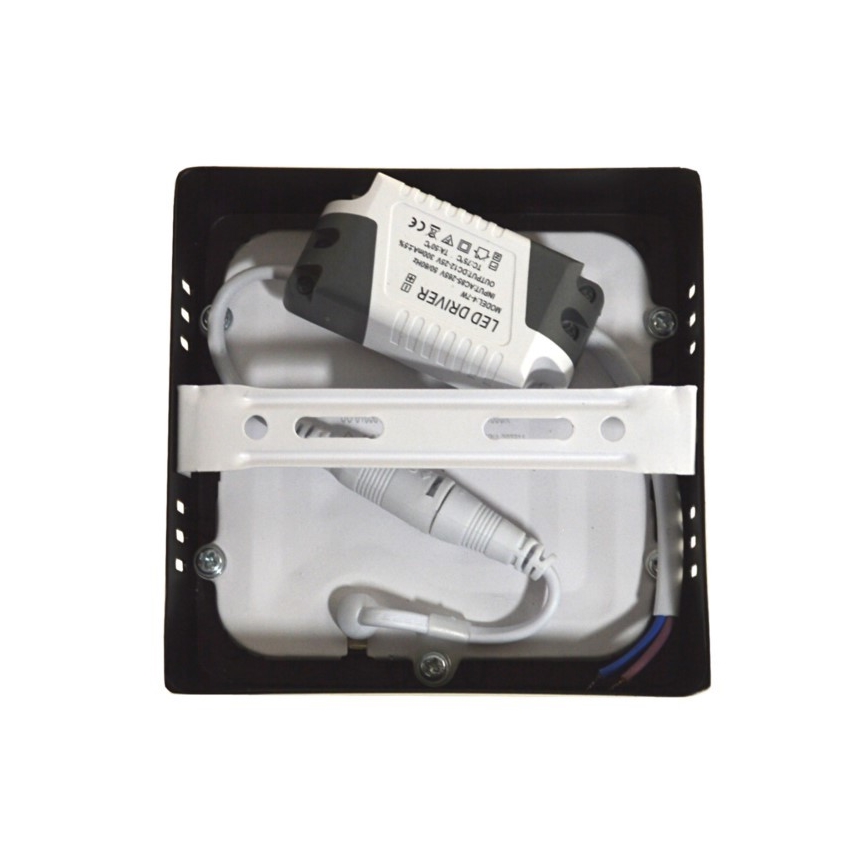 Plafón LED GERRY LED/6W/230V 4000K negro