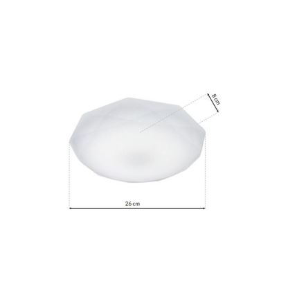 Plafón LED HEX LED/12W/230V