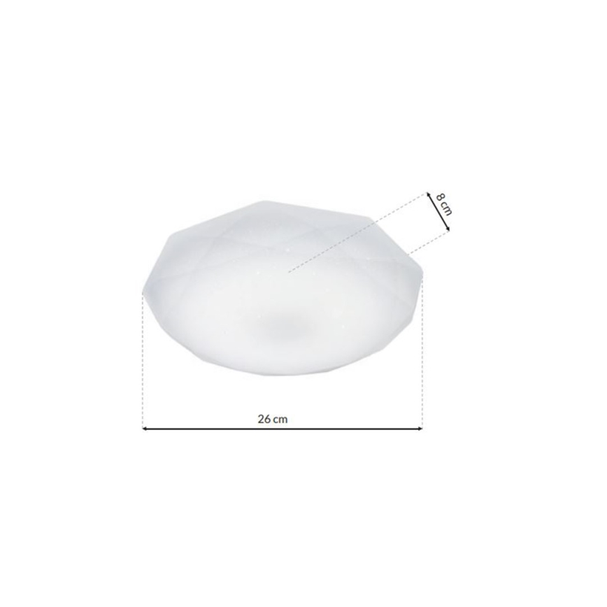 Plafón LED HEX LED/12W/230V