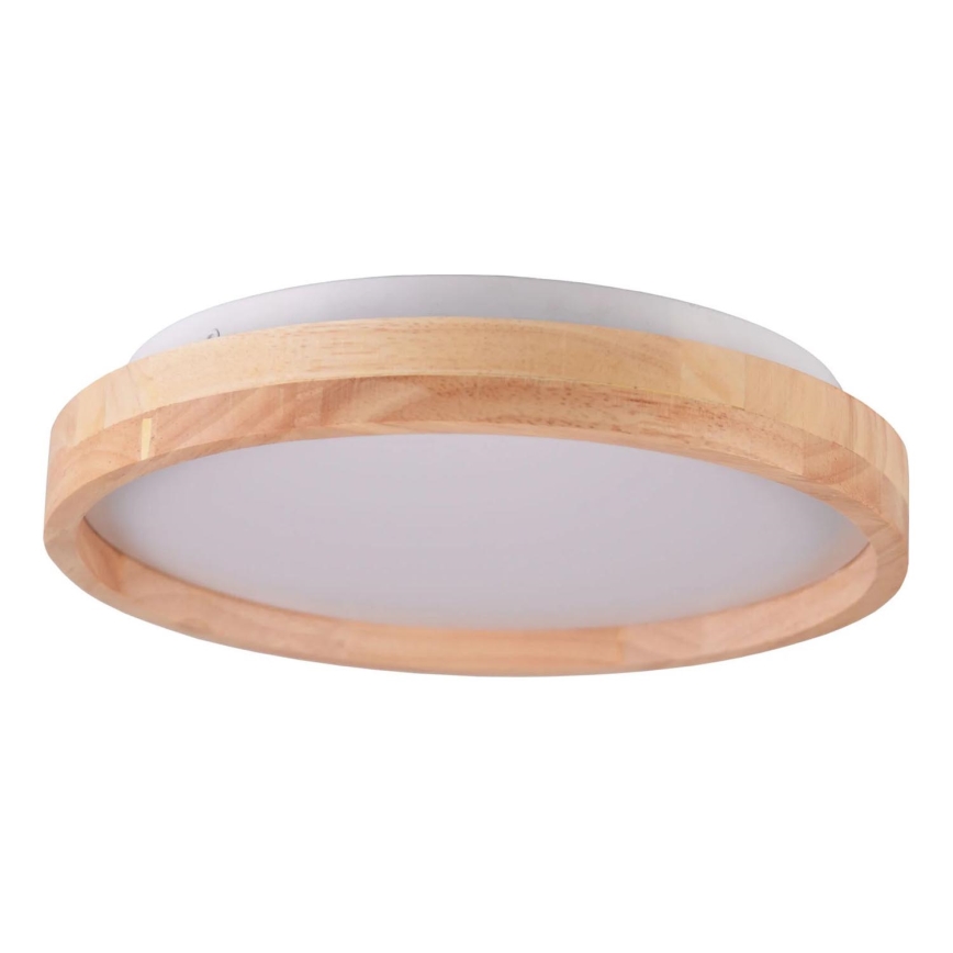 Plafón LED JANUSZ LED/12W/230V diá. 27 cm IP44 roble