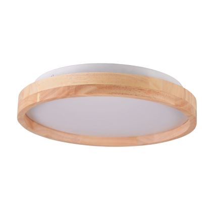 Plafón LED JANUSZ LED/12W/230V diá. 27 cm IP44 roble