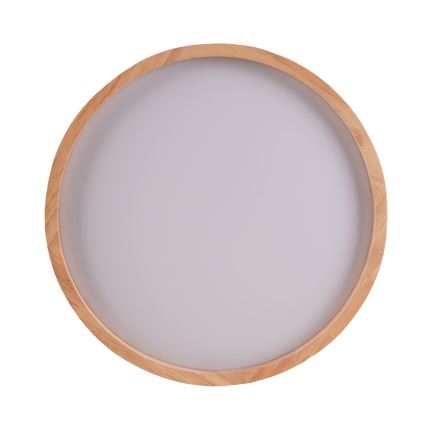 Plafón LED JANUSZ LED/12W/230V diá. 27 cm IP44 roble