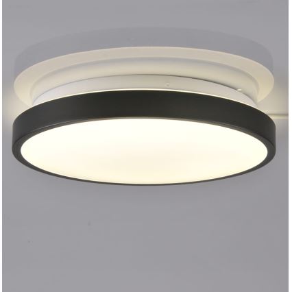 Plafón LED KERN LED/15W/230V negro