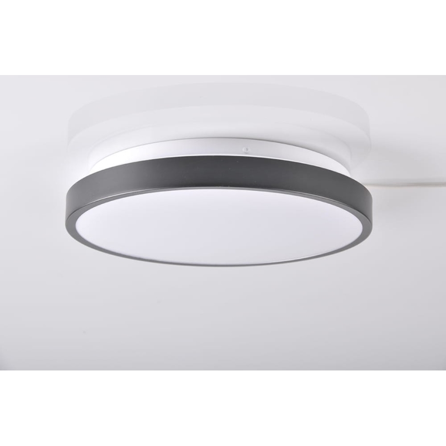 Plafón LED KERN LED/15W/230V negro