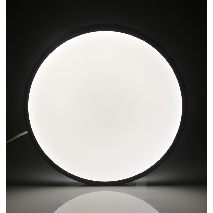 Plafón LED KERN LED/15W/230V negro