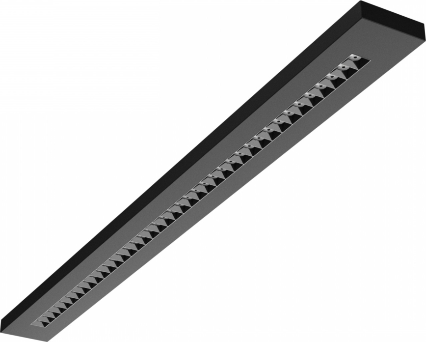 Plafón LED/Lámpara colgante PLANK LED/20/30/40W/230V 2700/4000/6000K CRI 90 negro