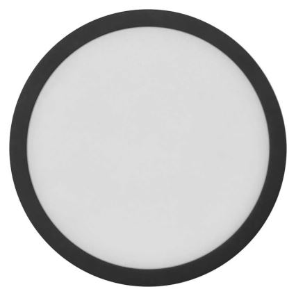 Plafón LED NEXXO LED/12,5W/230V 3000/3500/4000K ø 17 cm negro