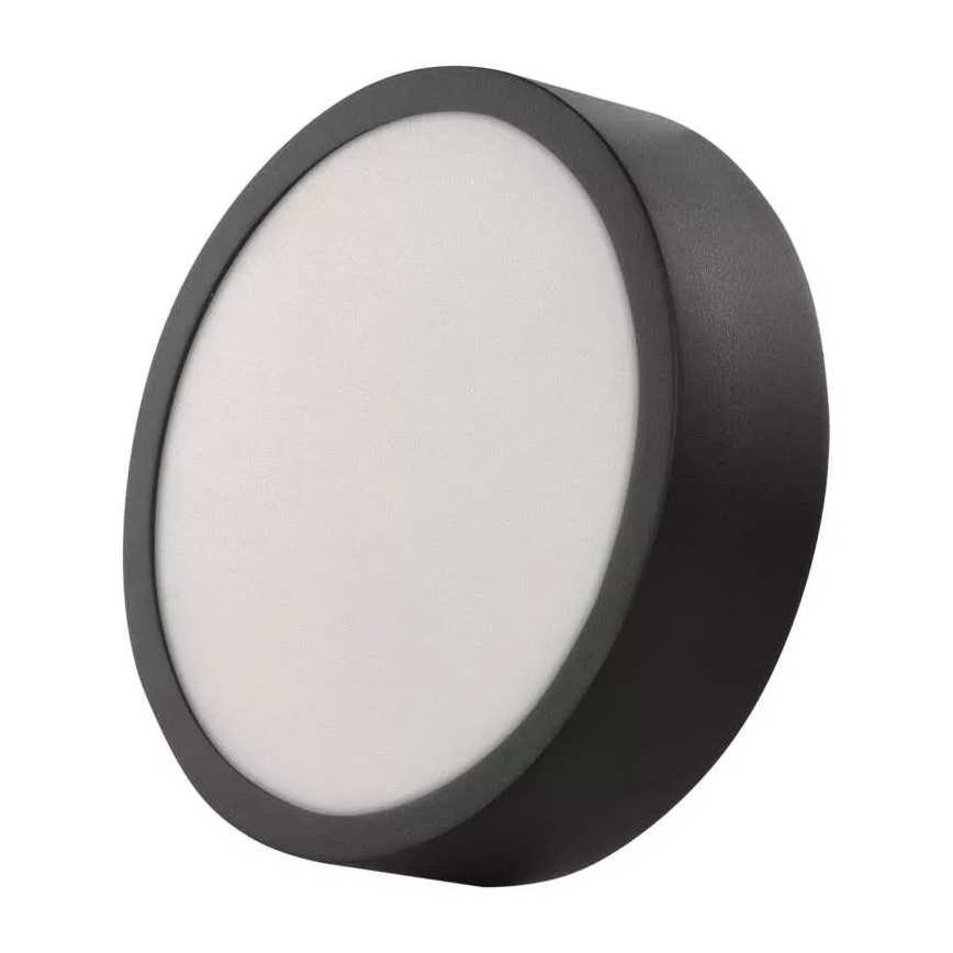Plafón LED NEXXO LED/12,5W/230V 3000/3500/4000K ø 17 cm negro
