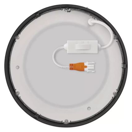 Plafón LED NEXXO LED/12,5W/230V 3000/3500/4000K ø 17 cm negro