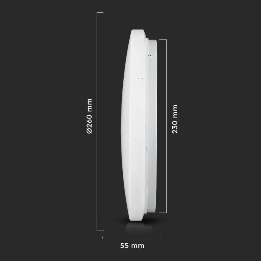 Plafón LED LED/12W/230V 26cm 3000K/4000K/6400K