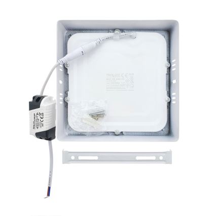 Plafón LED LED/12W/230V 2700K 16,3x16,3 cm blanco
