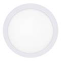Plafón LED LED/12W/230V 4200K diá. 16 cm blanco