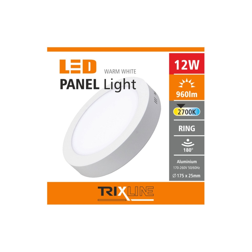 Plafón LED LED/12W/230V