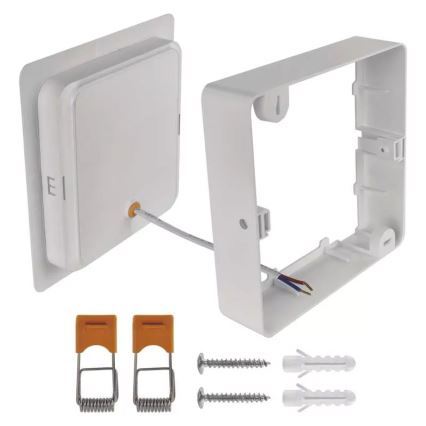 Plafón LED LED/18W/230V 17x17 cm blanco