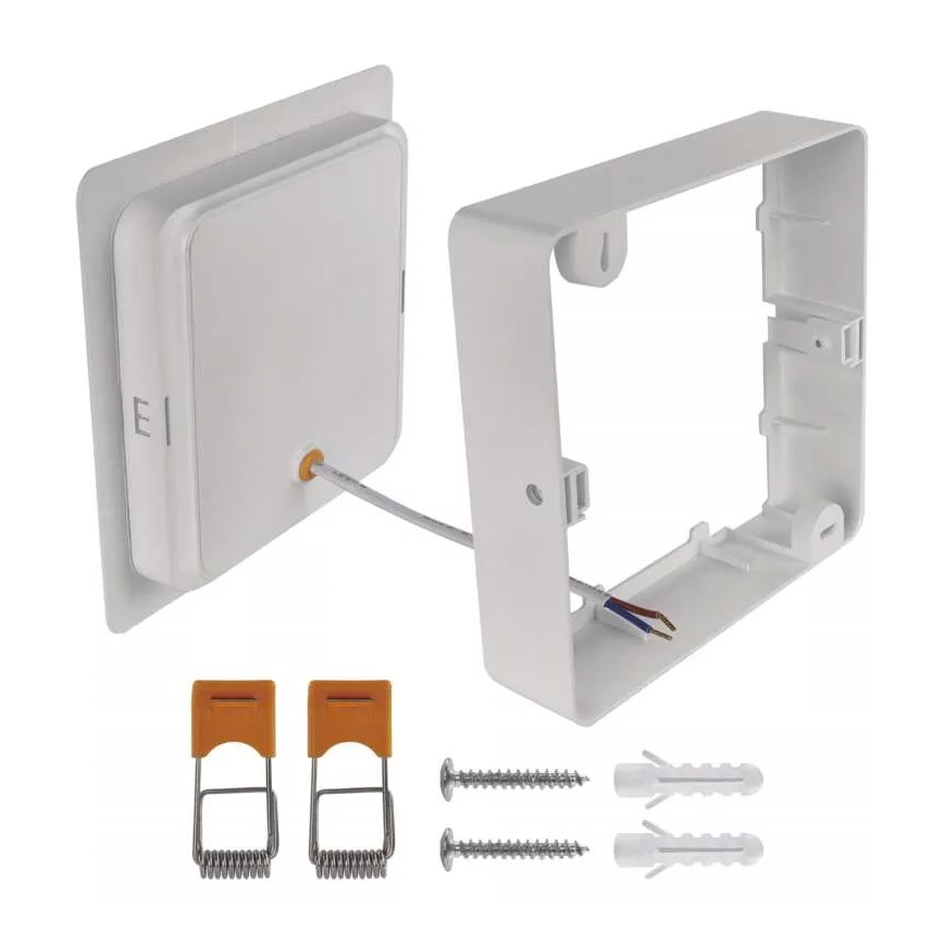 Plafón LED LED/18W/230V 17x17 cm blanco