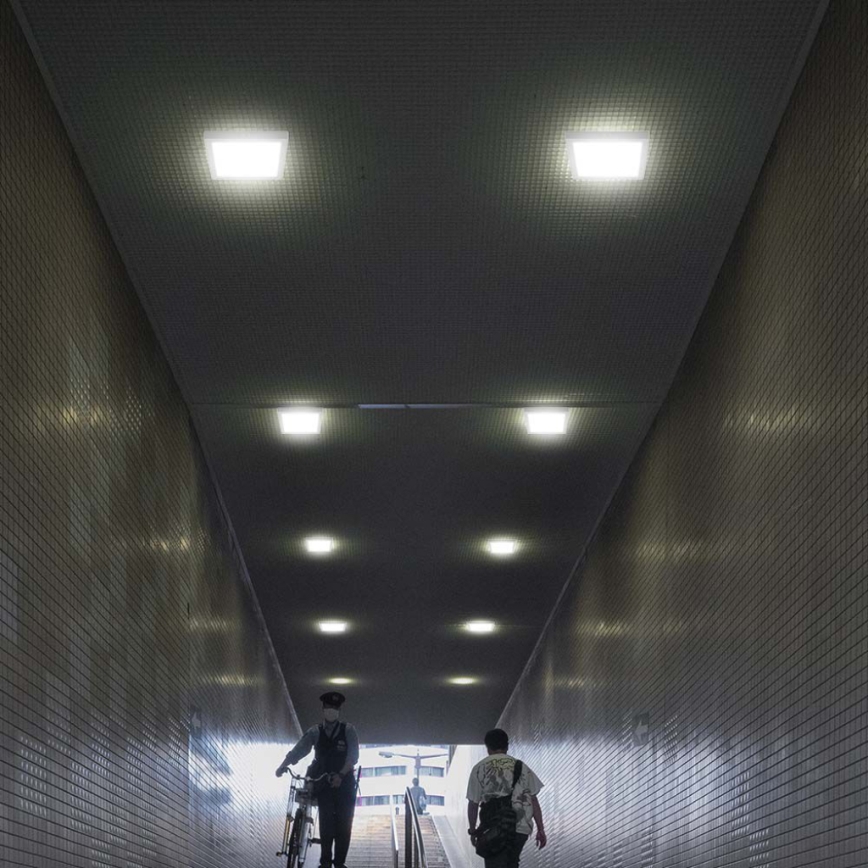 Plafón LED LED/18W/230V 3000K 21,4x21,4 cm blanco