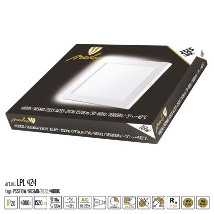 Panel LED LED/18W