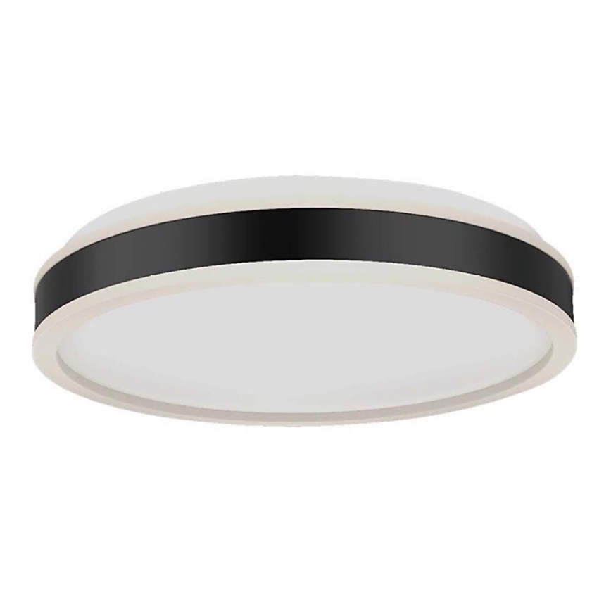 Plafón LED LED/18W/230V 4000K diá. 35 cm negro