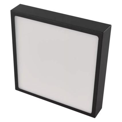 Plafón LED NEXXO LED/21W/230V 3000/3500/4000K 22,5x22,5 cm negro