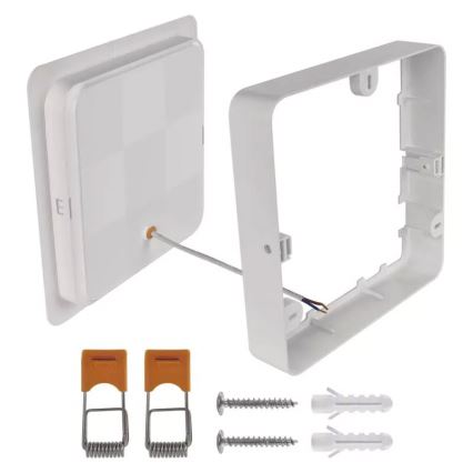 Plafón LED LED/24W/230V 22x22 cm blanco