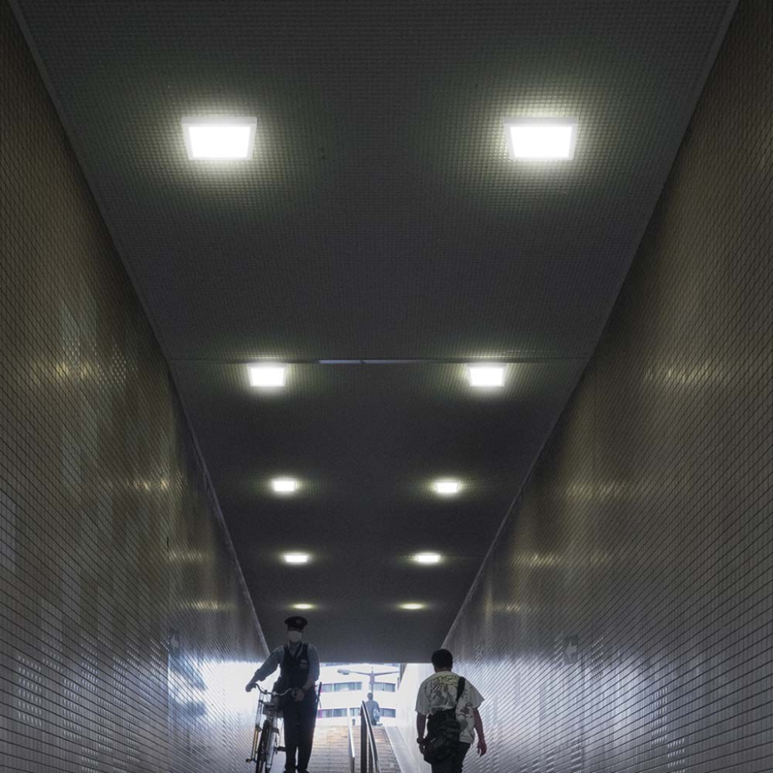 Plafón LED LED/24W/230V 3000K 28,7x28,7 cm blanco