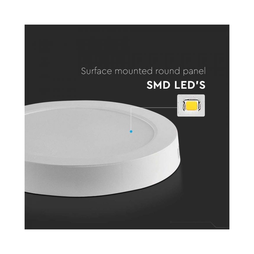 Plafón LED LED/24W/230V 4000K diá. 28,9 cm