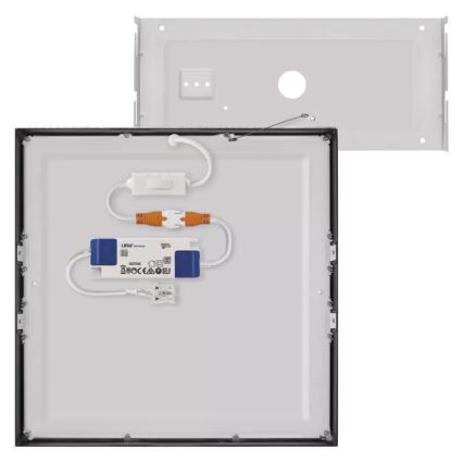 Plafón LED NEXXO LED/28,5W/230V 3000/3500/4000K 30x30 cm negro
