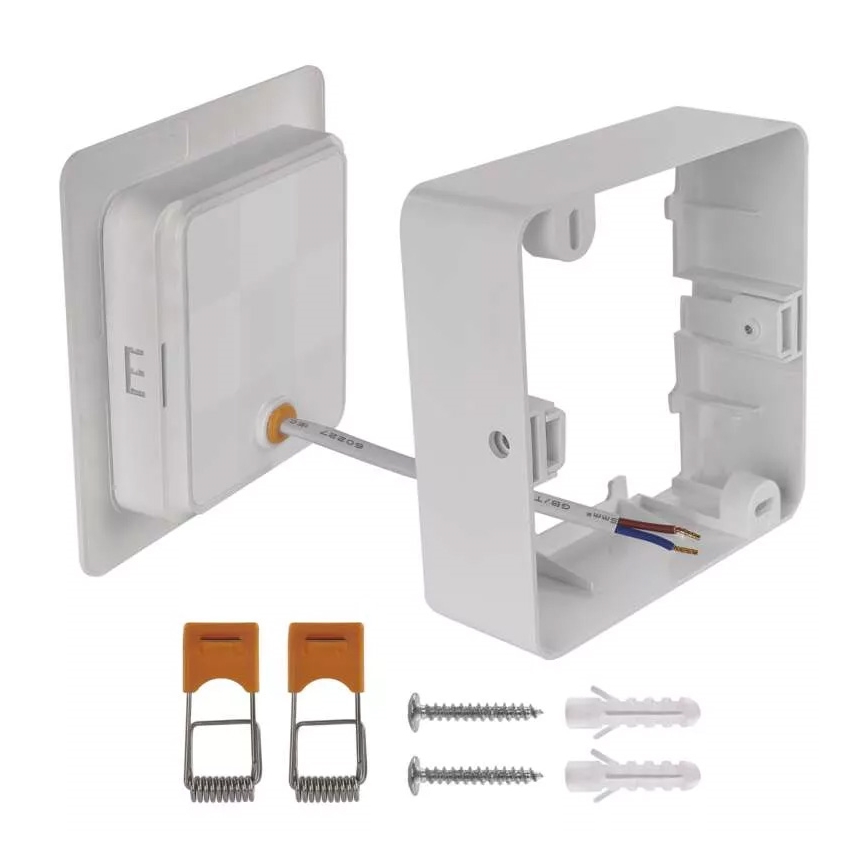 Plafón LED LED/9W/230V 12x12 cm blanco