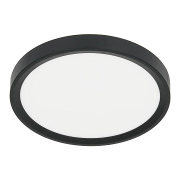 Plafón LED MAQ LED/18W/230V 3000/4000/6500K IP40 negro